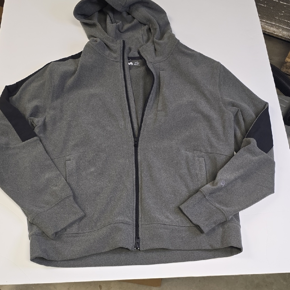 Men's Pinnacle Polar Fleece Warm Pewter Lightweight Jacket